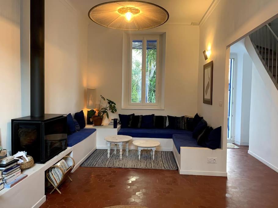 Villa En Bord De Mer A Malmousque Marseille Exteriör bild